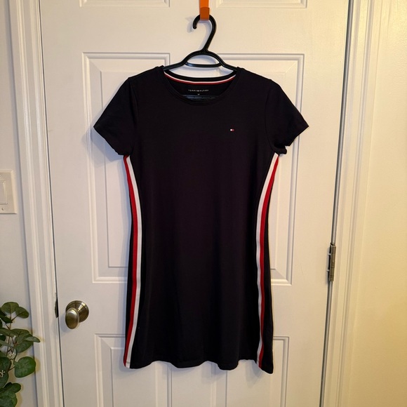 Tommy Hilfiger Dresses & Skirts - Tommy Hilfiger Black Mini Dress with Red and White Accents